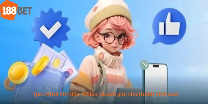 Quy trình rút tiền 188bet nhanh gọn cho thành viên mới